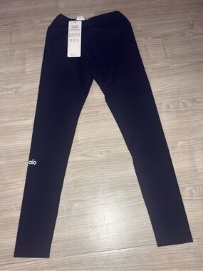 ALO Yoga Kids Black Leggings with Subtle Logo